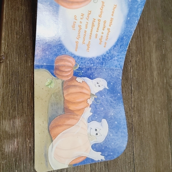 Rare Vintage 2002 Ghost Games Kathie Billingslea Smith Halloween Picture Book - Picture 9 of 10